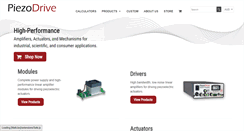 Desktop Screenshot of piezodrive.com
